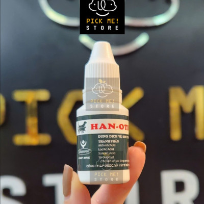 Han-otic - Nước Nhỏ Tai Hỗ Trợ Viêm Tai, Làm Sạch, Loại Bỏ Ráy Tai, Vảy Sừng, Bụi Bẩn cho Chó Mèo
