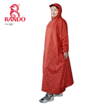 Áo Mưa Cao Cấp 1 Người Thời Trang, RANDO Chính Hãng, Bít Sườn Bảo Vệ Toàn Diện, Bền Bỉ Không Thấm Nước