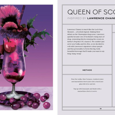 Sách - Dragtails - Fierce Cocktails Inspired by Drag Royalty by Greg Bailey (UK edition, Hardcover)