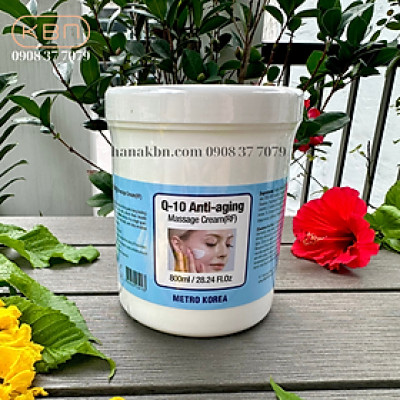 [KHUYẾN MÃI] Kem Massage Nâng Cơ Xóa Nhăn RF Q-10 Hàn Quốc 800ml