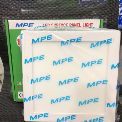 Đèn led panel ốp trần nổi vuông công suất 18W MPE (2 loại ánh sáng trắng và vàng)