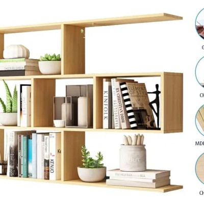 Kệ Sách Gỗ Treo Tường 4 Tầng, Giá Để Sách Trang Trí Cho Bé Juno sofa CTKT06-120 KT 120 x 82 x 20cm