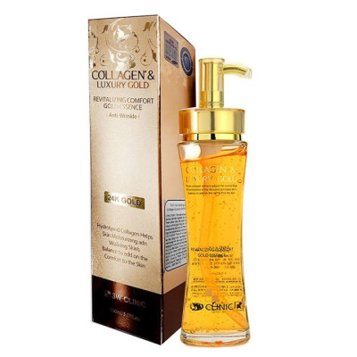 Tinh chất dưỡng trắng, tái tạo da chống lão hóa 3W Clinic Collagen & Luxury Gold Revitalizing Comfort Gold Essence 150ml