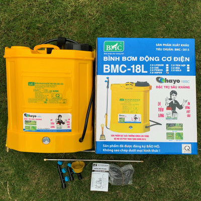 Bình bơm tưới nước động cơ điện BMC 18L 2.0 Super