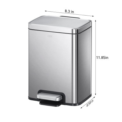 Thùng rác chống bám vân tay EKO EK9361MT-6L Hàng chính hãng