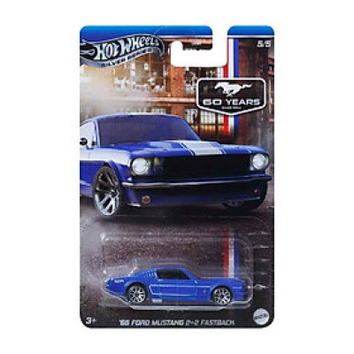 Đồ Chơi Siêu Xe Celebrations 65 MUSTANG 2+2 FASTBACK HOT WHEELS JBY49/GRT01