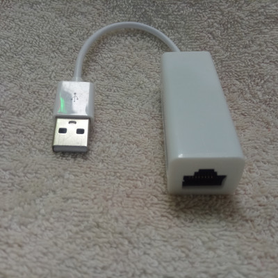 Cáp USB to LAN - Cáp nối từ cổng USB ra cổng mạng LAN - Cáp usb to LAN có dây, màu trắng - Hàng chính hãng