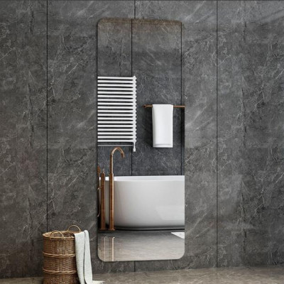 Gương Treo Dán Tường Acrylic Toàn Thân Hình Chữ Nhật Chống Vỡ Soi Dán Tủ Quần Áo Kích Thước 100x30cm An Toàn Tiện Lợi