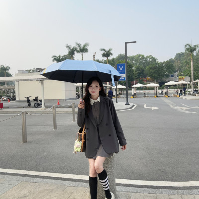 Ô dù che mưa che nắng chống UV Basic Nason Umbrella 8 nan đóng mở tự động gấp nhỏ gọn cầm tay