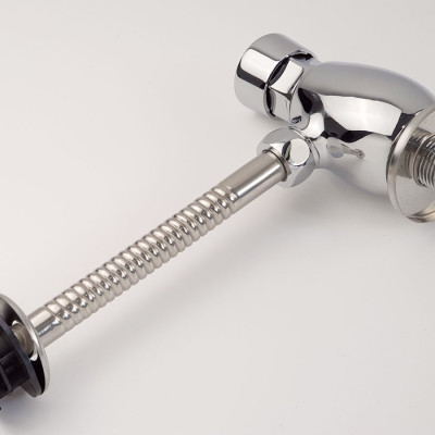 Van xả tiểu nhấn nam, chất liệu Đồng mạ Chrome Eurolife EL-XT140 (Trắng bạc)