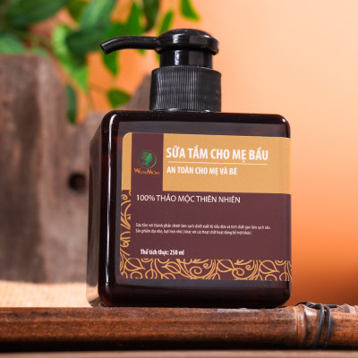 Bộ tắm body và dưỡng trắng toàn thân Wonmom ( 1 Kem sữa nghệ toàn thân + 1 Sữa tắm cho mẹ )