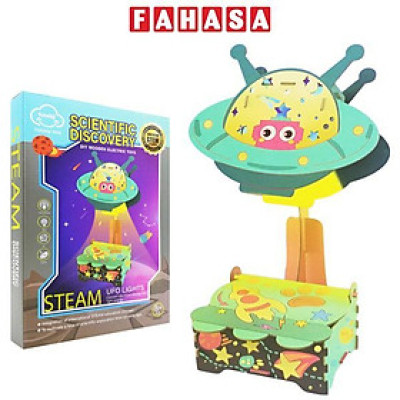Đồ Chơi Giáo Dục Stem - UFO Lights - Mô Phỏng Quá Trình Chuyển Đổi Điện Năng Thành Quang Năng - Tuosiqui Toys 3012 (4073A) (13 Mảnh Ghép)