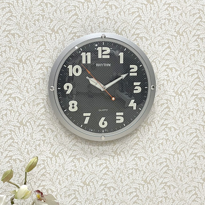 Đồng hồ Rhythm CMG429NR19 Kt 30.6 x 4.0cm, 615g Vỏ nhựa. Dùng Pin.