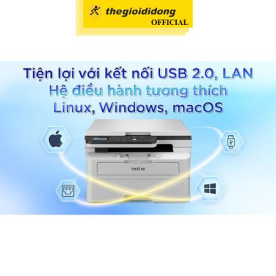 Máy in laser trắng đen đa năng Brother DCP-B7620DW Wifi - Hàng Chính Hãng