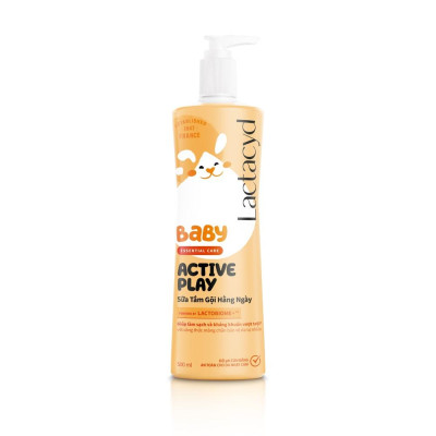 Sữa Tắm Gội Em Bé Lactacyd Active Play 500ml