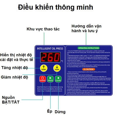 Máy ép dầu ăn thực vật, dùng trong gia đình. Thương hiệu Mỹ cao cấp Septree - Z6 - HÀNG CHÍNH HÃNG 