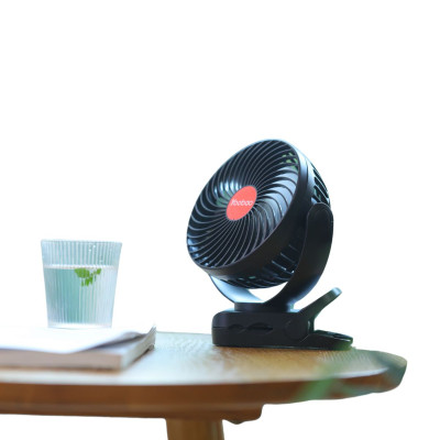 Quạt tích điện đế kẹp YOOBAO F8 8000mAh có đèn led,quạt tích điện kiêm sạc dự phòng 3in1, dùng liên tục 8-30 tiếng - Hàng chính hãng