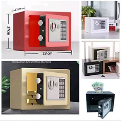 1 KÉT SẮT ĐIỆN TỬ MINI CÓ KHE BỎ TIỀN BẢO MẬT CAO AN TOÀN CHỐNG TRỘM