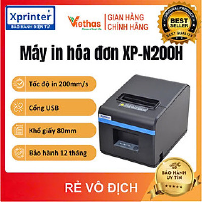 Máy In Hóa Đơn Xprinter N200H - Hàng Nhập Khẩu