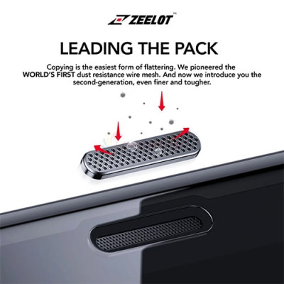 Dán màn hình cường lực Full viền chống nhìn trộm Zeelot dành cho iPhone 15 Pro Max/15 Pro/15 Plus/15/14/13/12/11 - Hàng chính hãng