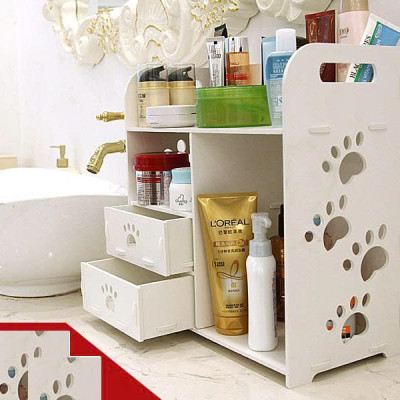 Kệ mỹ phẩm chân chó 2 ngăn kéo