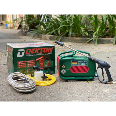 Máy Rửa Xe Chỉnh Áp 3000 W Dekton DK-CWR3000F, Công Suất 3000W - Có Chỉnh Áp - Dây dài 12m-Bảo Hành chính hãƞg.