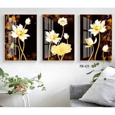 Tranh treo tường tráng gương bóng kiếng nai trừu tượng hiện đại sang trọng