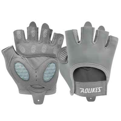 Găng Tay Tập Gym AOLIKES 121 , Có Đệm Silicon Lòng Bàn Tay Dầy Dặn, Thể Thao, Yoga, Cử Tạ , Fitness