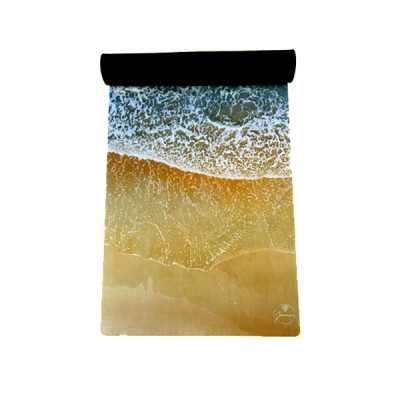 Thảm tập yoga chính hãng Yvonne, Piha Beach (TẶNG KÈM 3 PHẦN QUÀ) dày 4mm, bề mặt nhám, siêu bám, chống trơn trượt, ưa mồ hôi