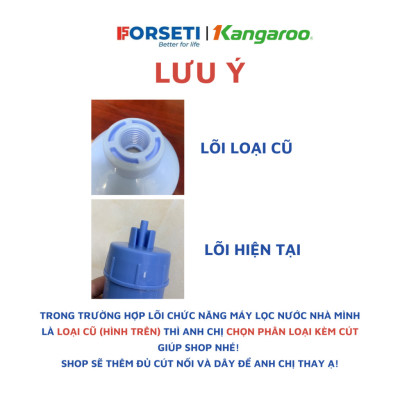 Bộ 6 lõi chức năng Kangaroo lõi FIR+, OrpH+, HypH+, Min+, Nano+, 5in1+ dùng cho máy lọc nước Kangaroo Hydrogen - Hàng chính hãng