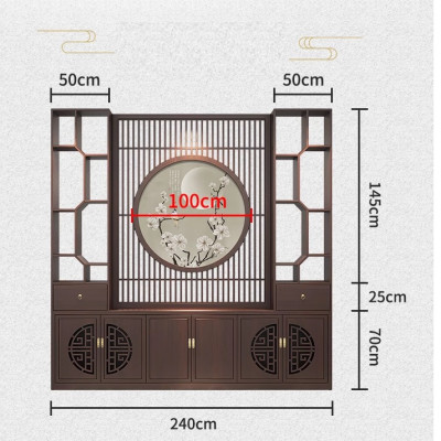 Vách ngăn phòng khách nhà bếp, Tủ kệ vách ngăn phòng 3VTK22