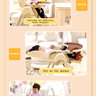 Ghế ăn dặm New Beginning – Điều chỉnh độ cao, gấp gọn, khay tháo rời