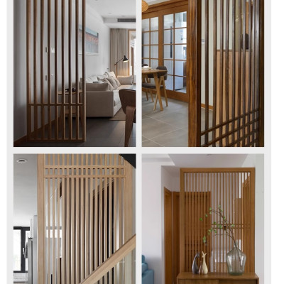 Vách ngăn phòng khách, nhà bếp bằng gỗ 3VD06 - Nội thất lắp ráp Viễn Đông