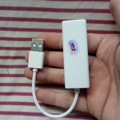 Cáp USB to LAN - Cáp nối từ cổng USB ra cổng mạng LAN - Cáp usb to LAN có dây, màu trắng - Hàng chính hãng