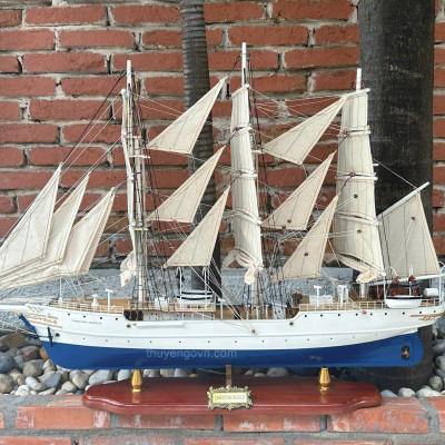 Thuyền Gỗ Trang Trí Phong Thủy Dạng Thuyền Cổ CHRISTIAN RADICH Chính Hãng, Hàng Xuất Khẩu Chất Lượng