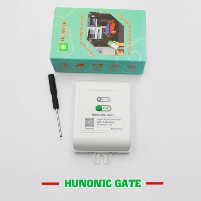 Bộ điều khiển cổng tự động Hunonic Gate điều khiển từ xa bằng điện thoại qua Wifi + Bluetooth hàng Việt Nam sản xuất.