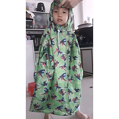 Áo mưa bít trẻ em  cho bé trai vá bé gái từ  1 -  10 tuổi ,  áo mưa trùm toàn thân ,  vải dù chống thấm , họa tiết hoạt hình xinh xắn kèm túi đựng dễ thương , giao màu ngẫu nhiên