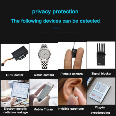 ROGTZ  - Thiết bị phát hiện camera theo doi, máy ghi am, nghe len RF Detector K18 - Hàng Chính Hãng