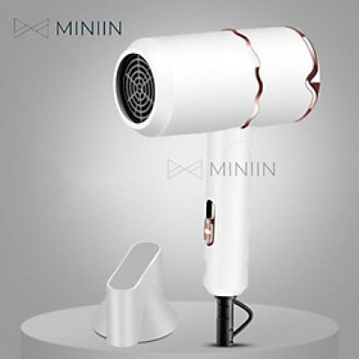 ​​​​​​Máy Sấy Tóc Gấp Gọn Cao Cấp Chế Độ Nóng Lạnh Hàng Loại Chuẩn Chính Hãng MINIIN Kiểu Dáng Hàn Quốc Sang Trọng Tinh Tế Công Suất Lớn Chuyên Dụng Tại Nhà Và Salon- Bổ Sung Ion Dưỡng Ẩm, Làm Mềm Mượt Tóc -Động Cơ Êm Ái, Ổn Định 