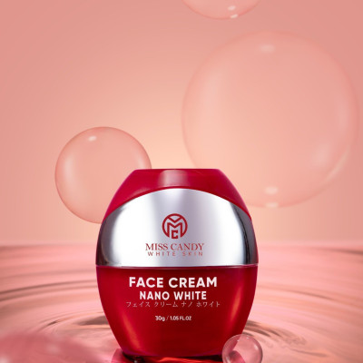 Kem Dưỡng Trắng Da Mờ Thâm, Sạm, Nám Face Nano Miss Candy 30g, Giúp Tái Sinh Làn Da, Ngăn Ngừa Hình Thành sắc Tố Melanin, Phục Hồi Da Hư Tổn - PHỤNG BEAUTY