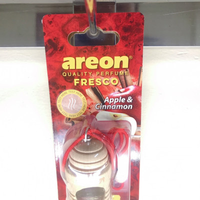 Tinh dầu treo xe hơi hương táo & quế – Areon Fresco Apple & Cinnamon (Dịu nhẹ)