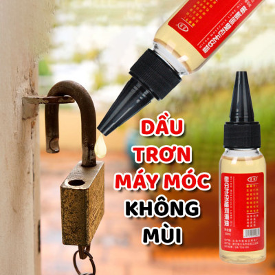 Dầu Máy Làm Trơn Ổ Khóa, Máy Móc, Quạt Điện - Công Thức Không Mùi An Toàn Khi Sử Dụng - Lọ 60ml - Hàng chính Hãng dododios