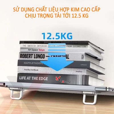 Giá kê tản nhiệt laptop mini eXtreme GL1101 nâng cao laptop, giúp đối lưu không khí, tản nhiệt laptop - Hàng chính hãng