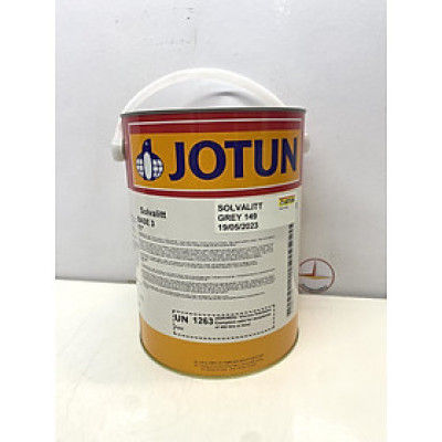 Sơn chịu nhiệt 600oC Jotun Solvalitt màu xám Grey 149 _ 5L
