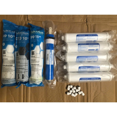 [Combo] 9 Lõi Lọc Daikiosan - Hàng chính hãng - Dùng được cho các máy RO