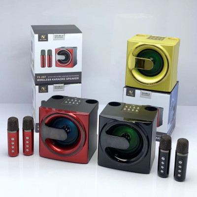 Loa Karaoke Bluetooth YS-207 Kèm 2 Micro Không Dây ( Hàng Chính Hãng )