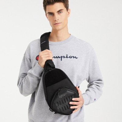 Túi đeo chéo OZUKO chống nước có cổng sạc USB thời trang dành cho nam