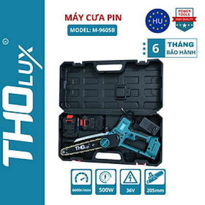 Máy Cưa Xích Dùng Pin Tholux M-9605B-500W- Động cơ Không Chổi Than