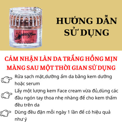 Kem Dưỡng Da FACE CREAM 30g Quyên Lara, Kem Dưỡng Và Tái Tạo Da Giúp Trắng Da, Mờ Thâm, Nám, Tàn Nhang, Dưỡng Da Săn Chắc, Ngăn Ngừa Lão Hóa, Trắng Hồng Tự Nhiên