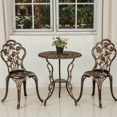 Bộ bàn ghế nhôm đúc sân vườn Juno Sofa Tân cổ điền NK 